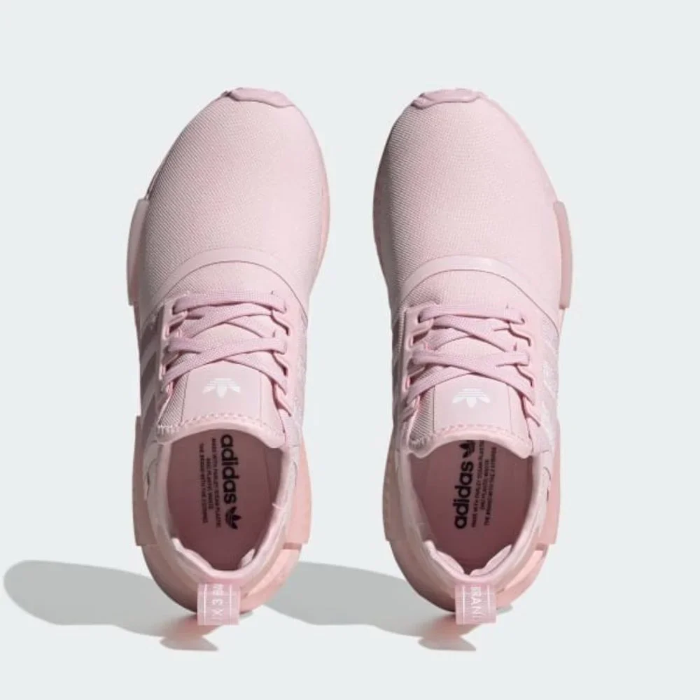 Adidas NMD R1 Low Top Mens Athletic Running Shoes Pink HQ8862 NEW Multi Sz - Picture 3 of 9